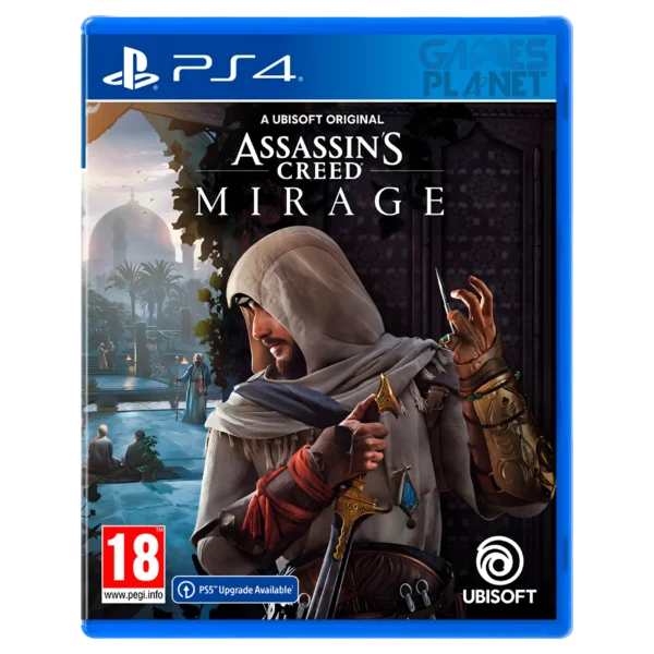Assassin's Creed Mirage PS4 PlayStation 4 action adventure game disc cover
