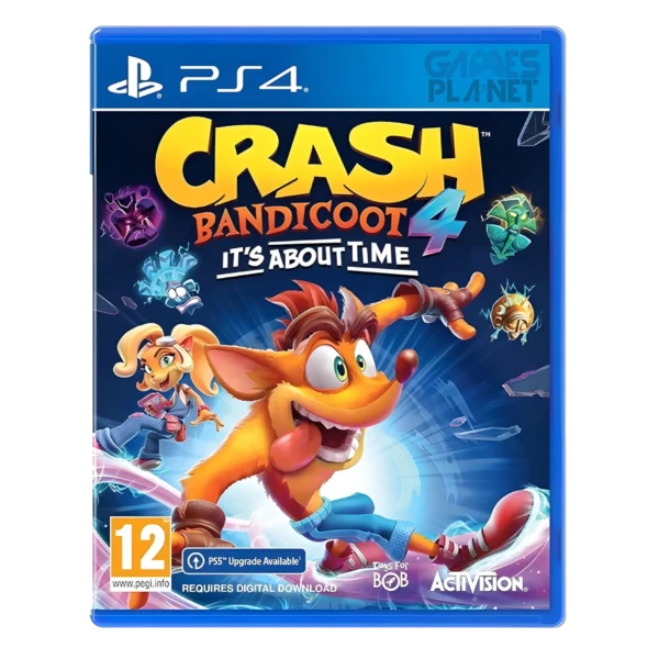 Crash Bandicoot 4 PS4 game cover image for sale in Pakistan