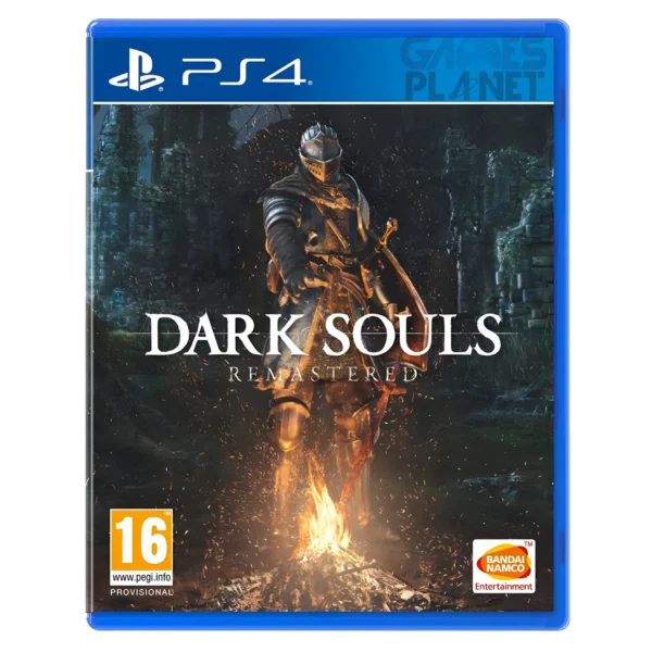 Dark Souls Remastered PS4 PlayStation 4 action RPG game disc cover