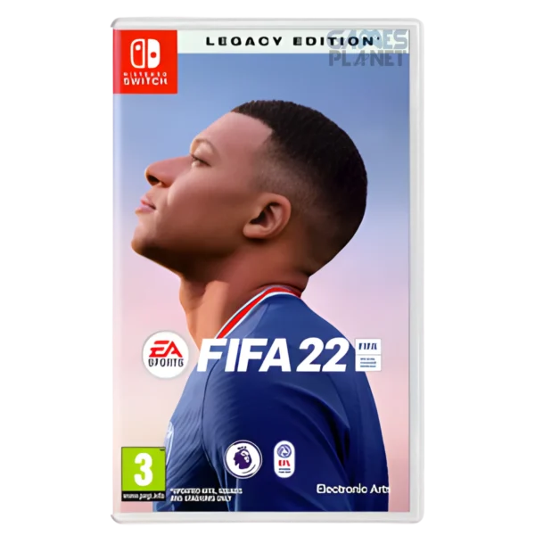 FIFA 22 Legacy Edition Nintendo Switch football game cartridge cover