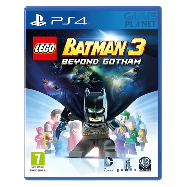 LEGO Batman 3 PS4 game cover image for sale in Pakistan
