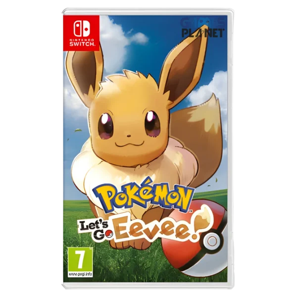 Pokémon Let’s Go Eevee Nintendo Switch Kanto adventure game cartridge