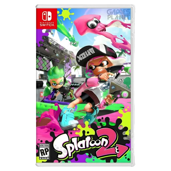 Splatoon 2 Nintendo Switch 4v4 multiplayer shooter game cartridge