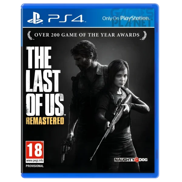 The Last of Us Remastered PS4 action-adventure survival game with Ellie and Joel