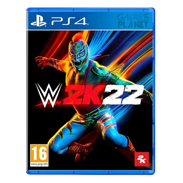 WWE 2K22 PS4 game cover image for sale in Pakistan