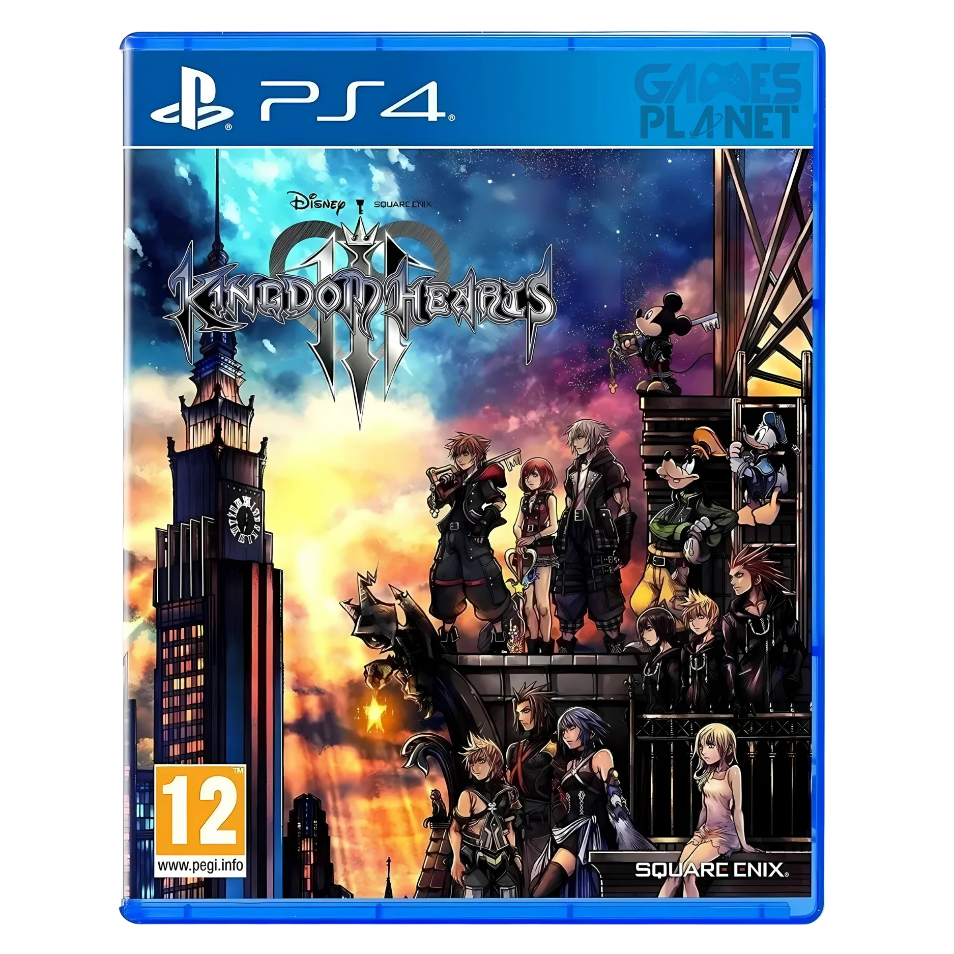 Kingdom Hearts 3 PS4 game cover image for sale in Pakistan