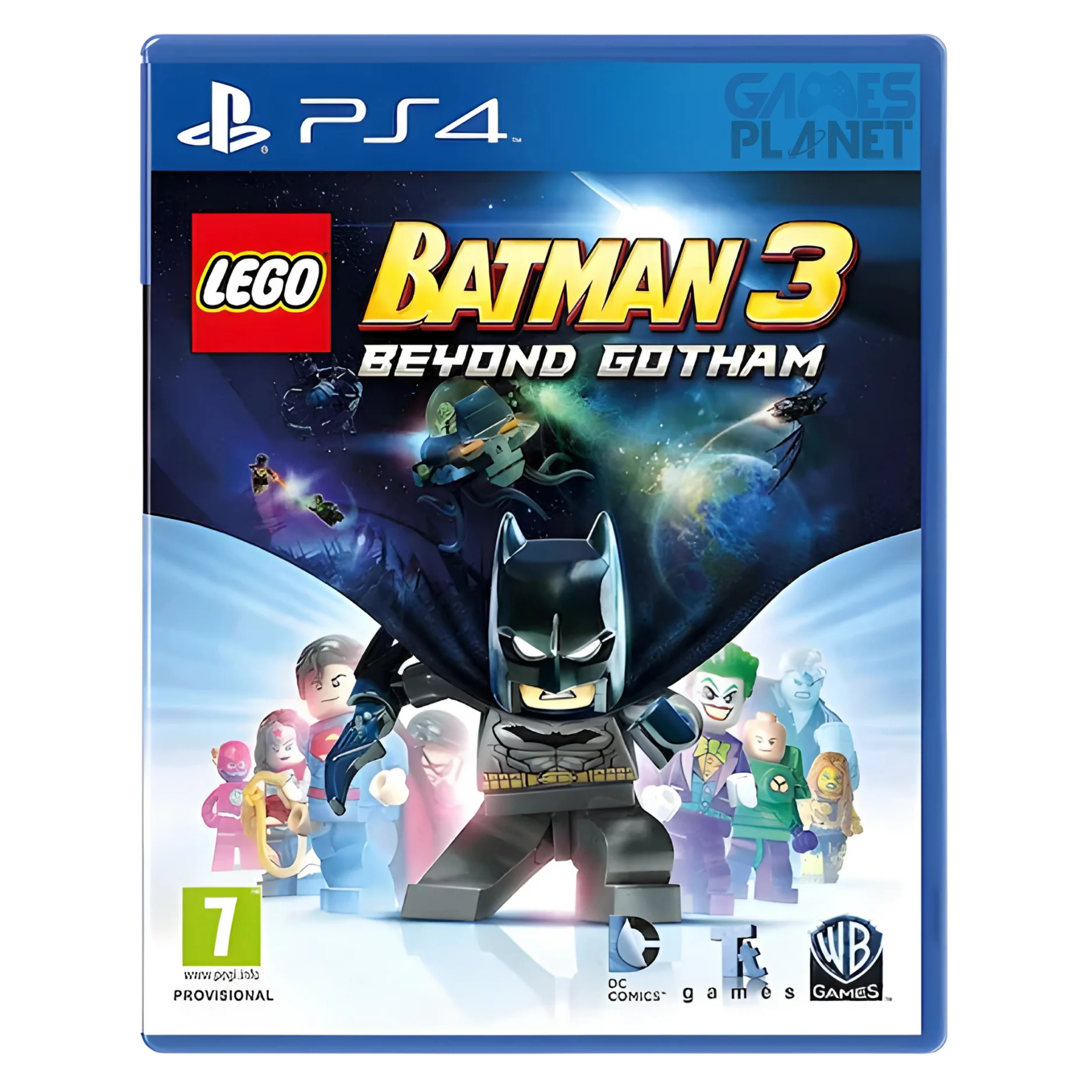 LEGO Batman 3 PS4 game cover image for sale in Pakistan
