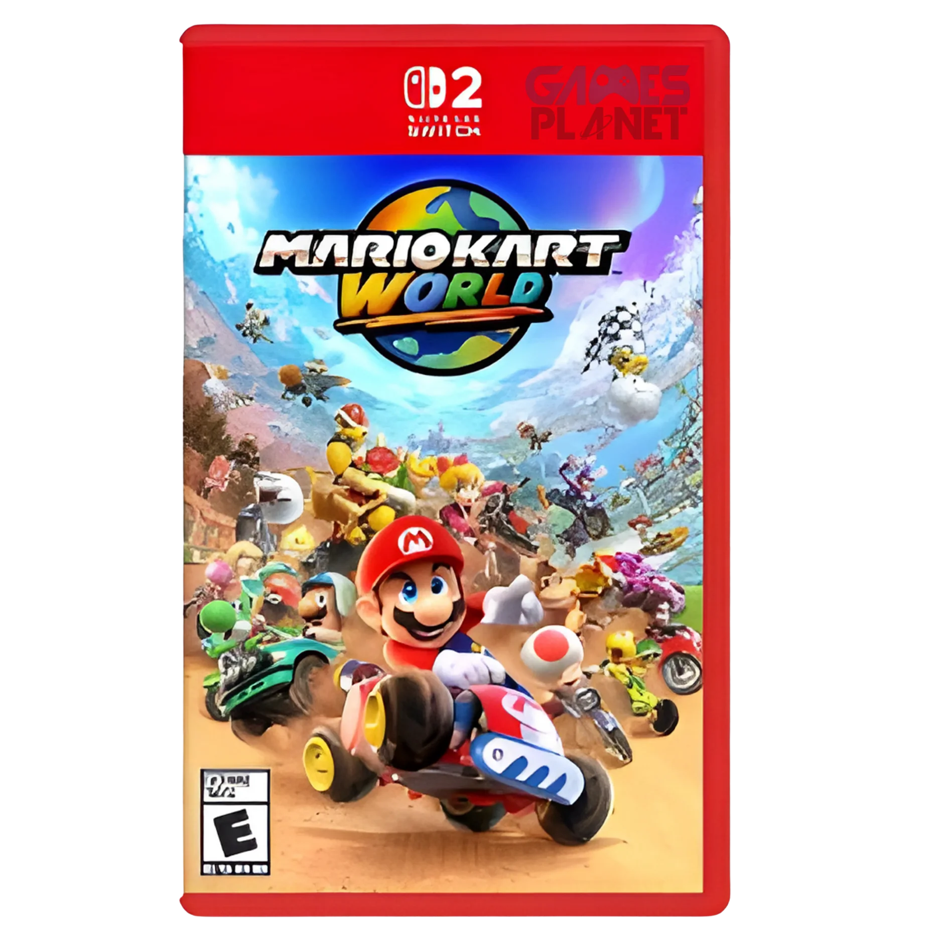 Mario Kart World Nintendo Switch 2 racing game bundle box