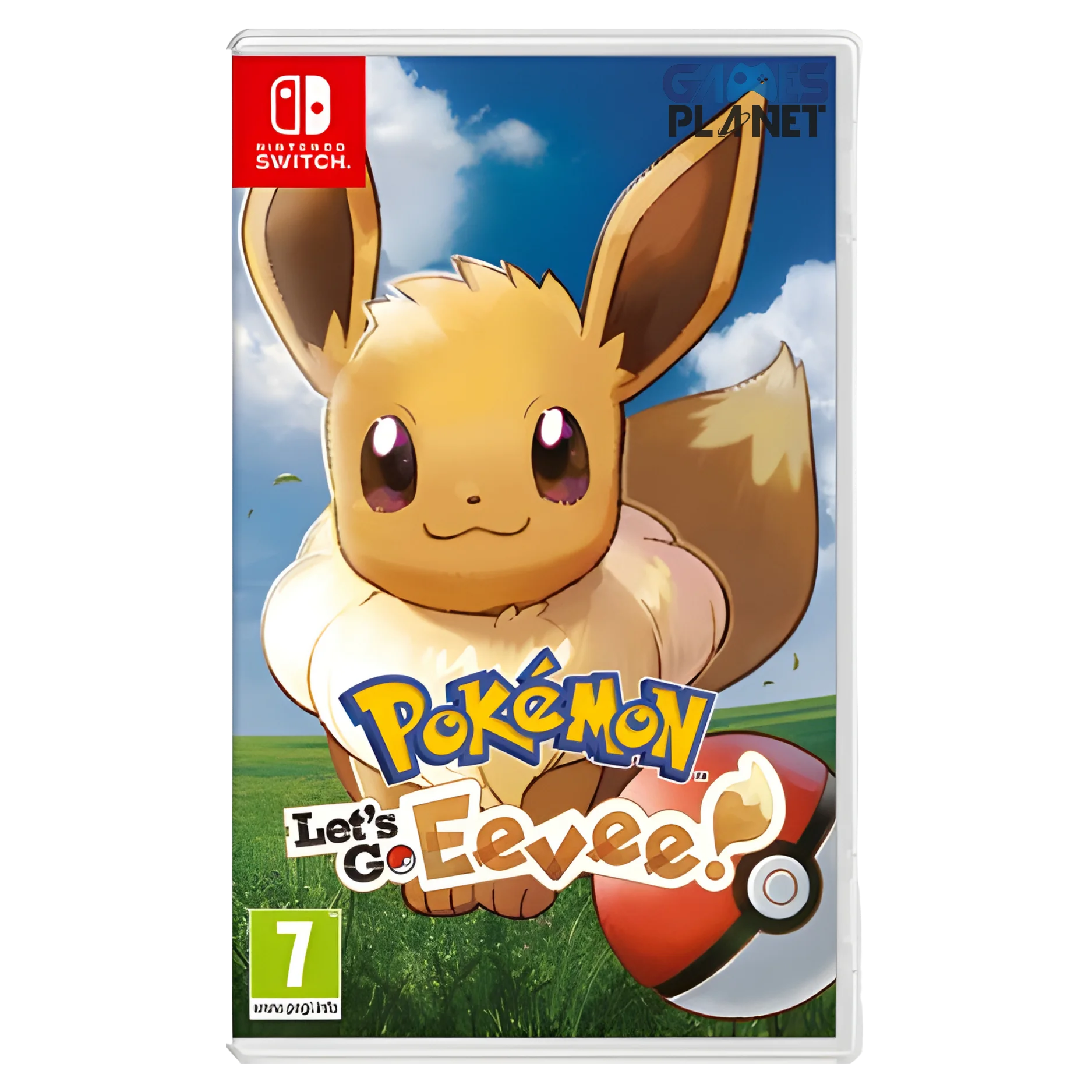 Pokémon Let’s Go Eevee Nintendo Switch Kanto adventure game cartridge