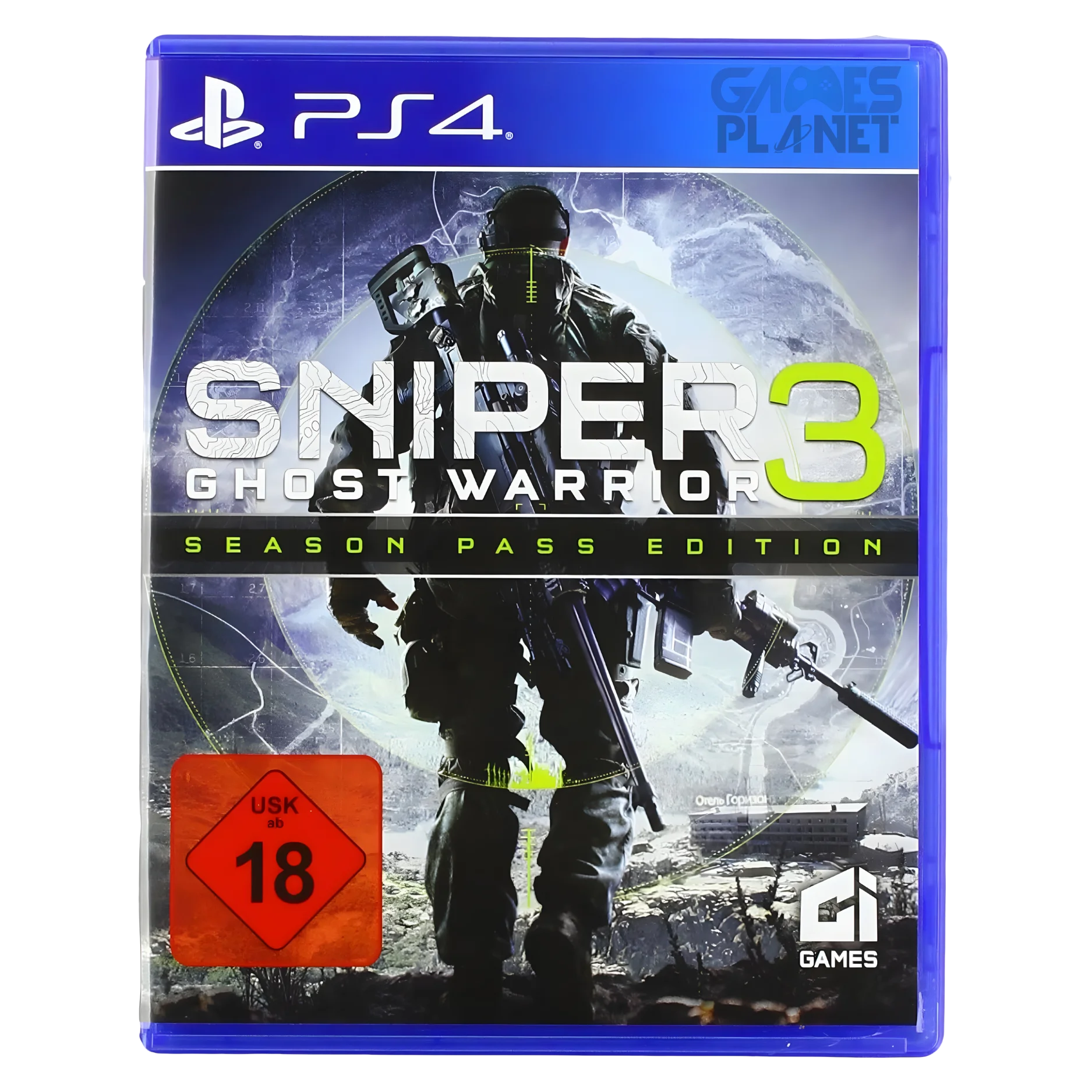 Sniper Ghost Warrior 3 PS4 PlayStation 4 tactical sniper shooter game disc cover