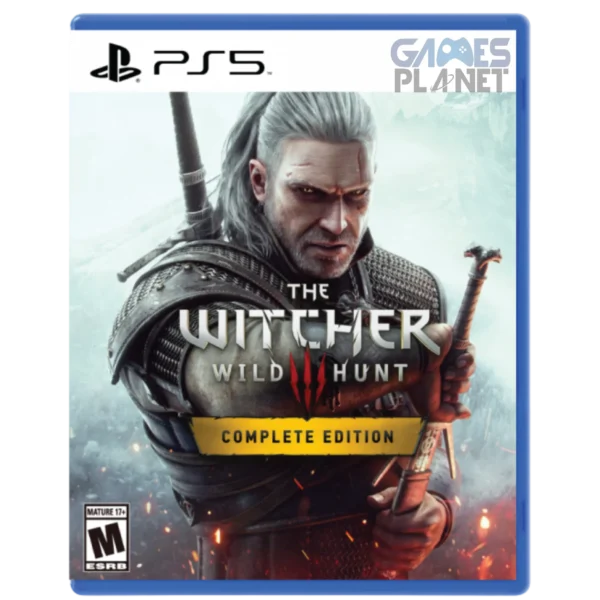 Witcher 3 PS5 gameplay Geralt combat open world