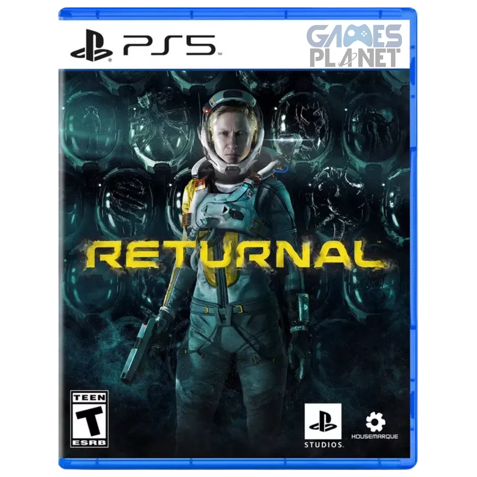 Returnal PS5 sci-fi gameplay alien combat environment