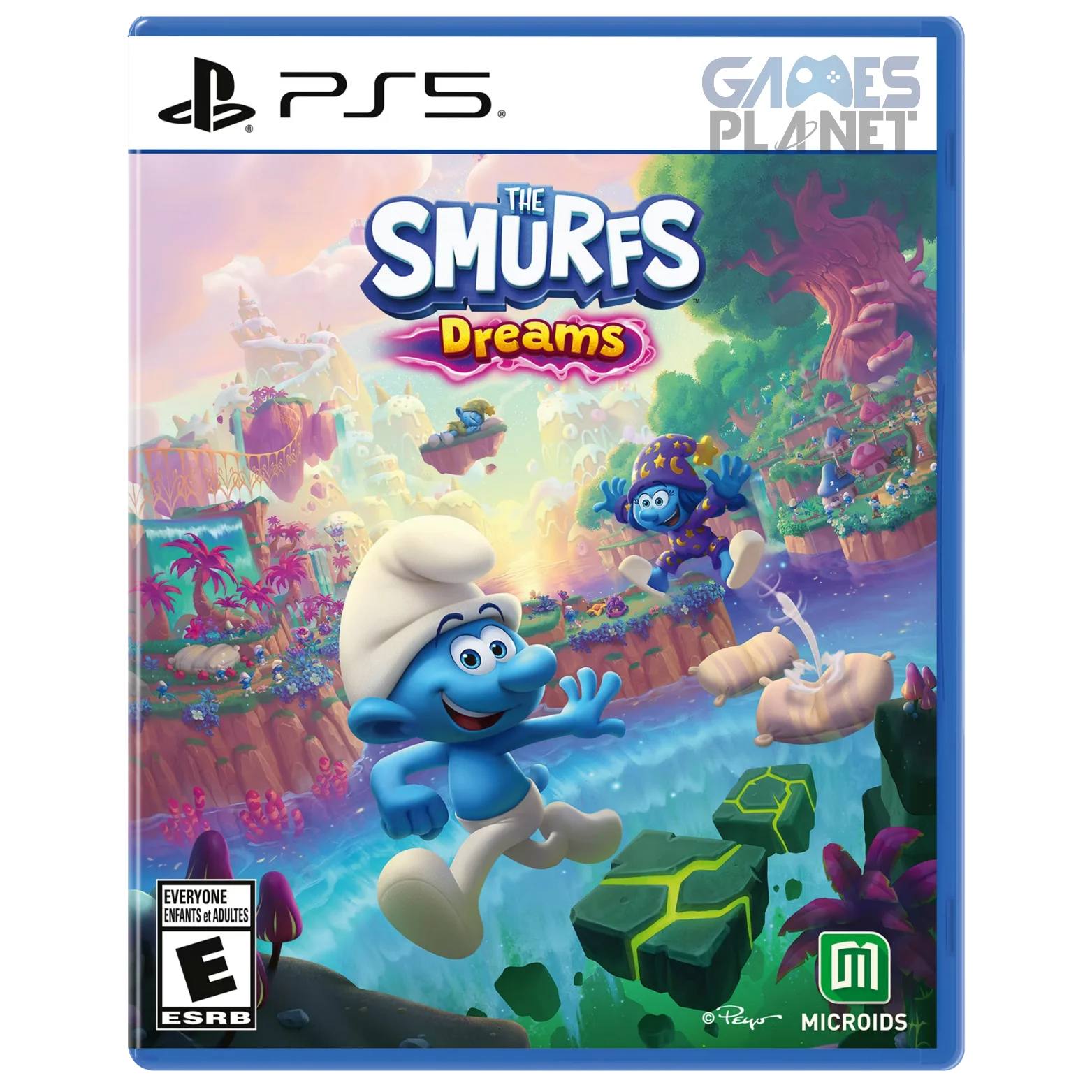 Smurfs Dreams PS5 gameplay colorful platform adventure