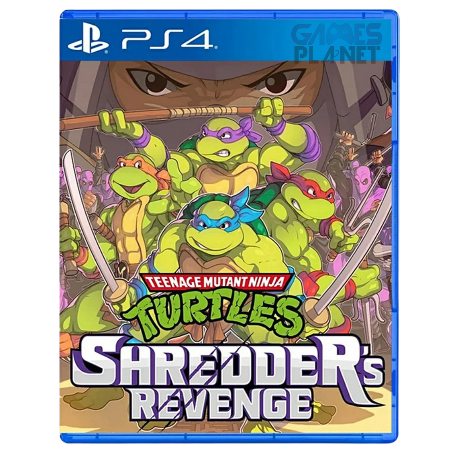 TMNT Shredders Revenge PS4 gameplay arcade fighting scene