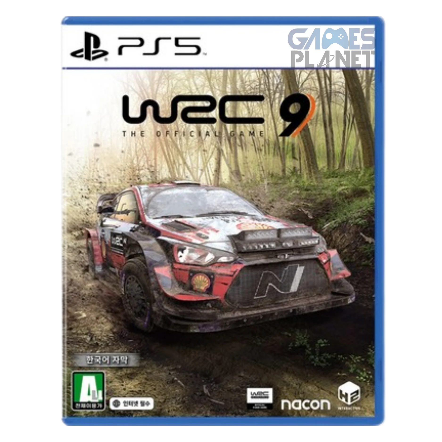WRC 9 PS5 rally racing gameplay car track