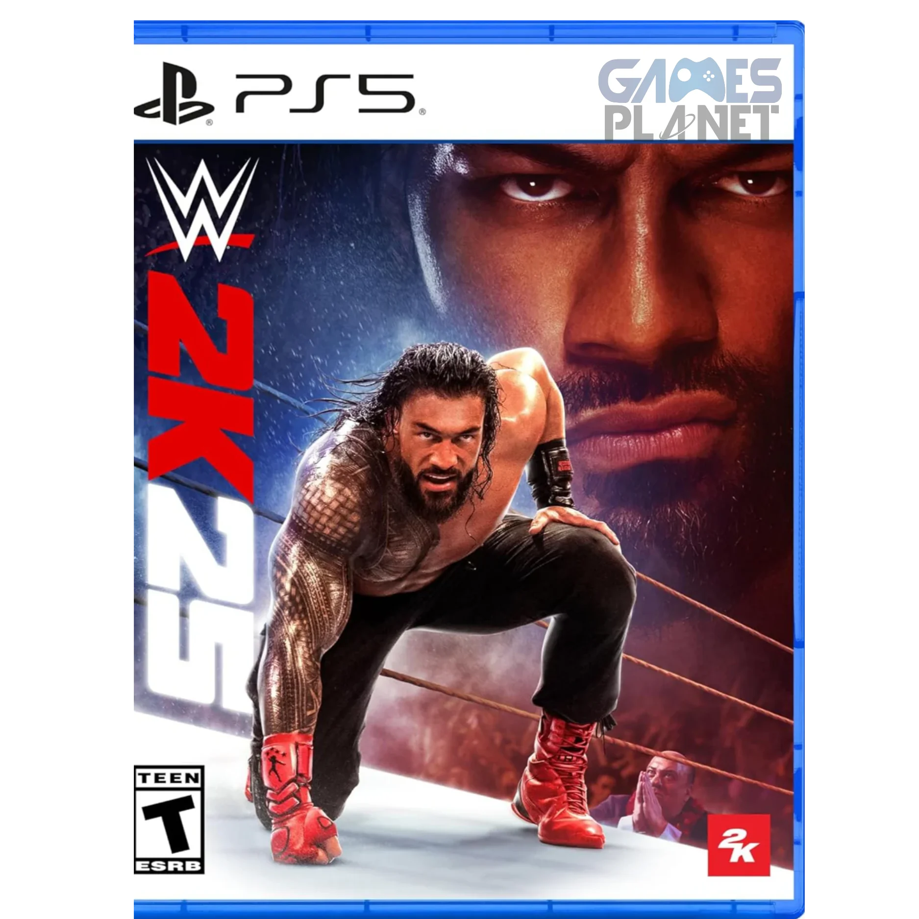 WWE 2K25 PS5 gameplay wrestling ring action