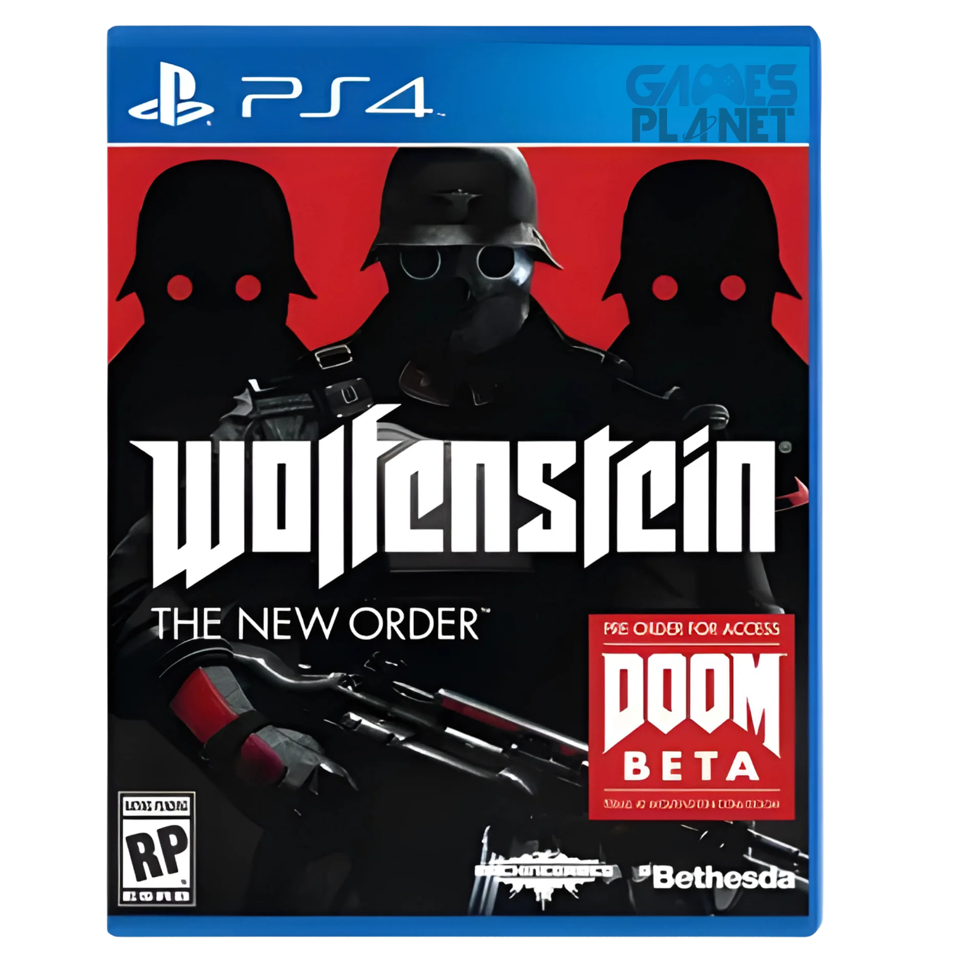 Wolfenstein The New Order PS4 gameplay combat shooting scene