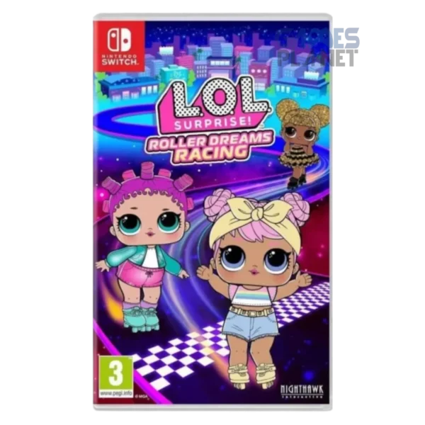 LOL Surprise Roller Dreams Racing Switch colorful racing gameplay