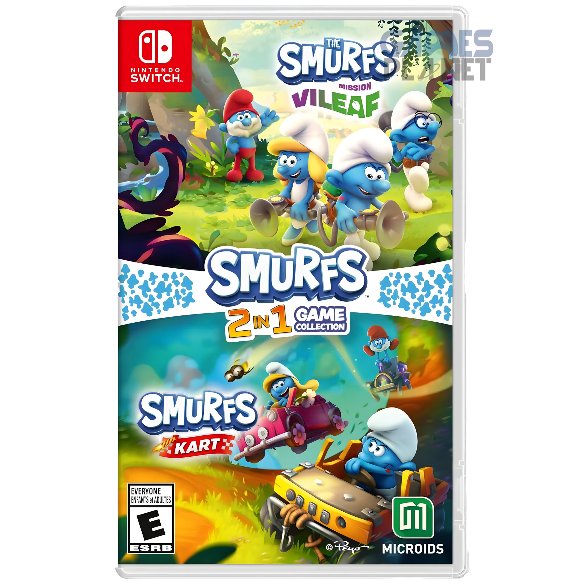 The Smurfs 2 in 1 Game Collection Switch
