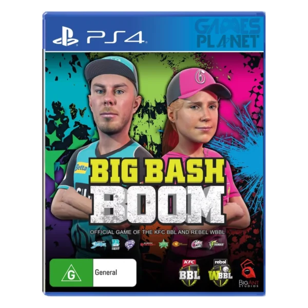 Big Bash Boom PS4 arcade cricket gameplay stadium action scene