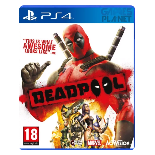 Deadpool PS4 gameplay sword and gun combat