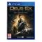 Deus Ex: Mankind Divided PS4 game cover featuring Adam Jensen in futuristic combat gear