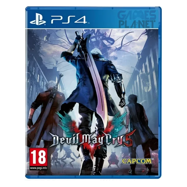 Devil May Cry 5 PS4 fast combat gameplay Dante vs demons