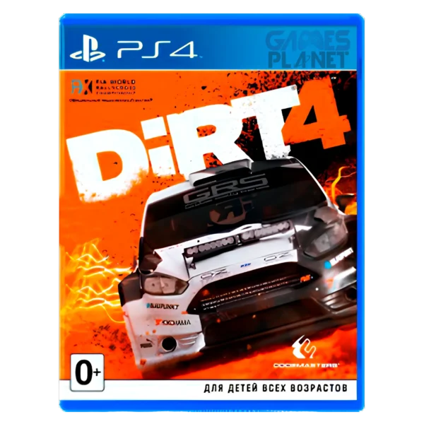 DiRT 4 PS4 rally racing gameplay on dirt road track
