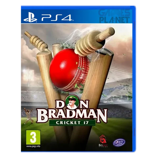 Don Bradman Cricket 17 PS4 fielding and match simulation scene