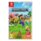 minecraft nintendo switch gameplay showing player mining blocks underground