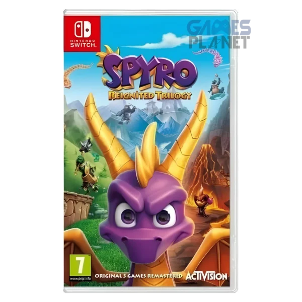 Spyro Reignited Trilogy Nintendo Switch dragon platform gameplay