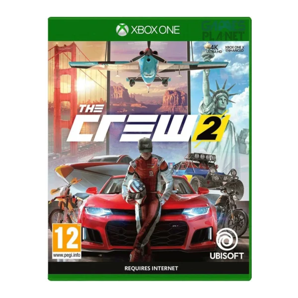 the crew 2 xbox one gameplay showing open world racing across usa map