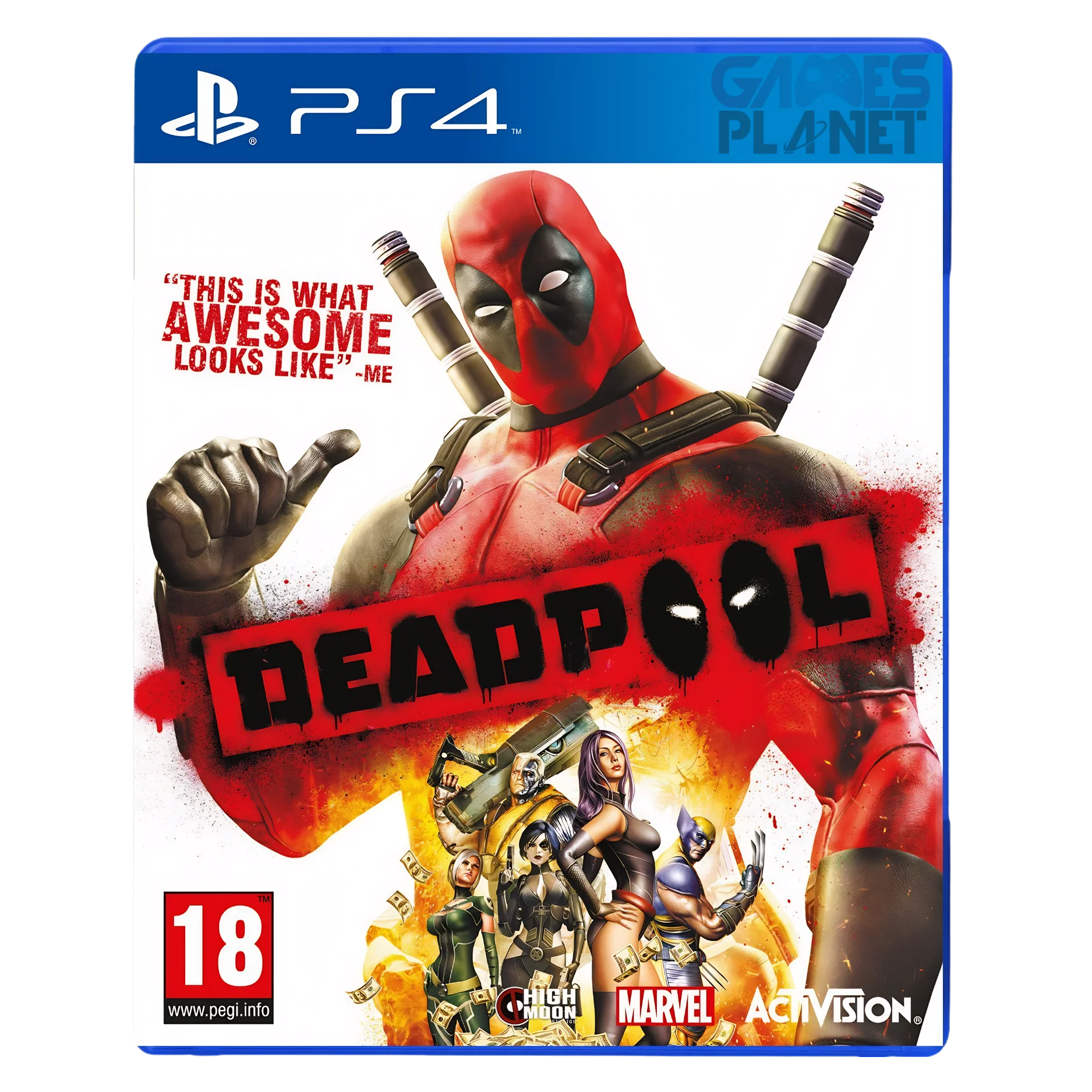 Deadpool PS4 gameplay sword and gun combat