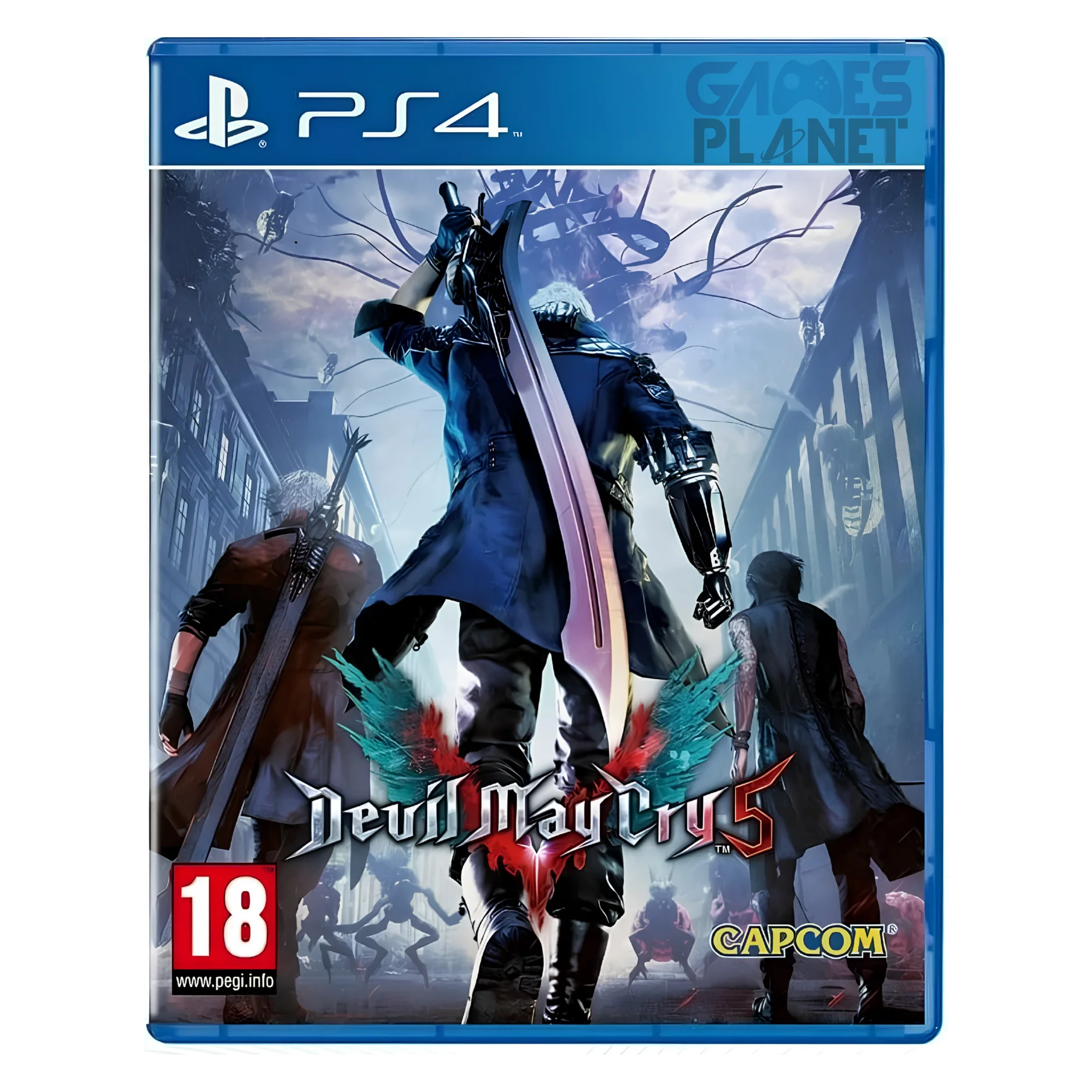 Devil May Cry 5 PS4 fast combat gameplay Dante vs demons