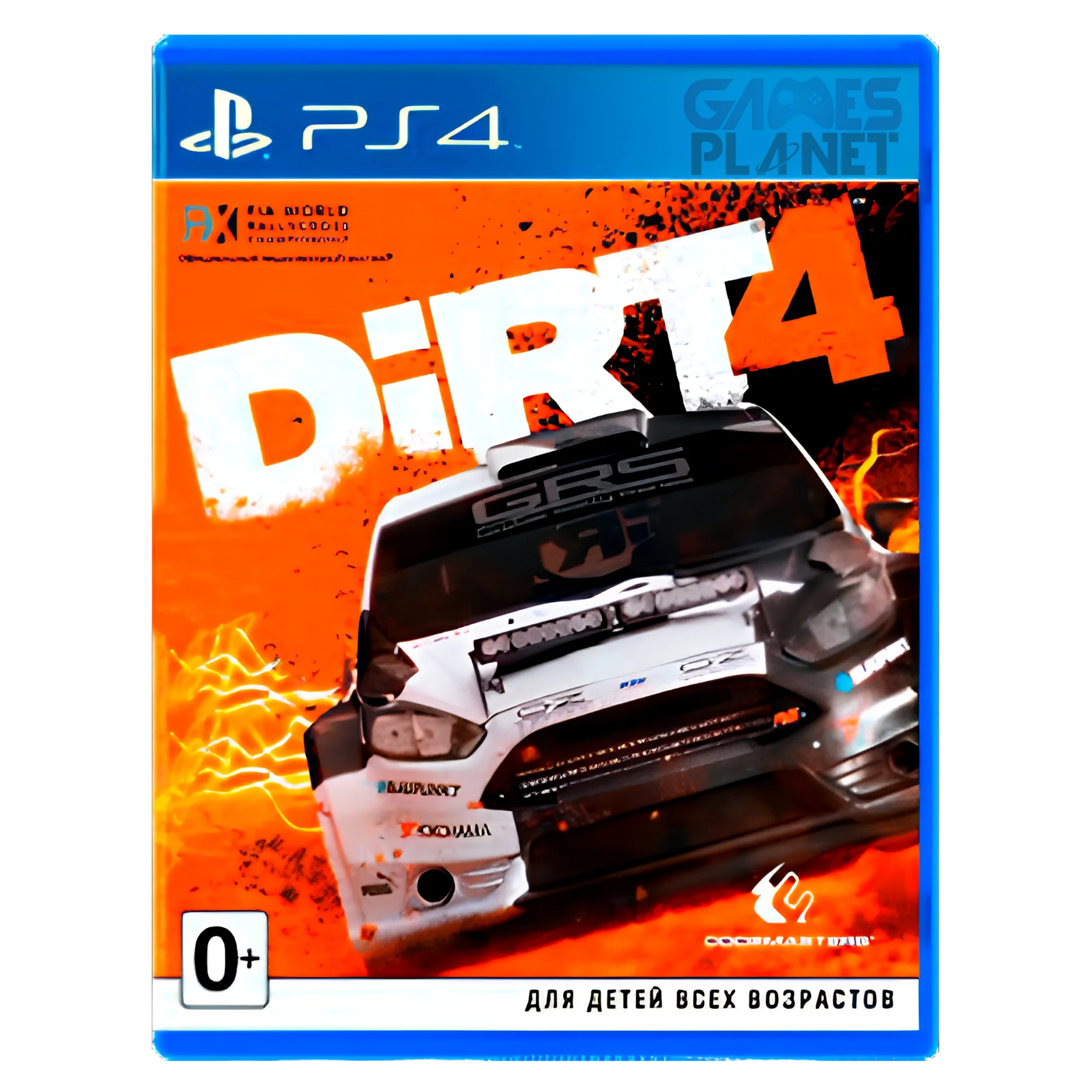 DiRT 4 PS4 rally racing gameplay on dirt road track