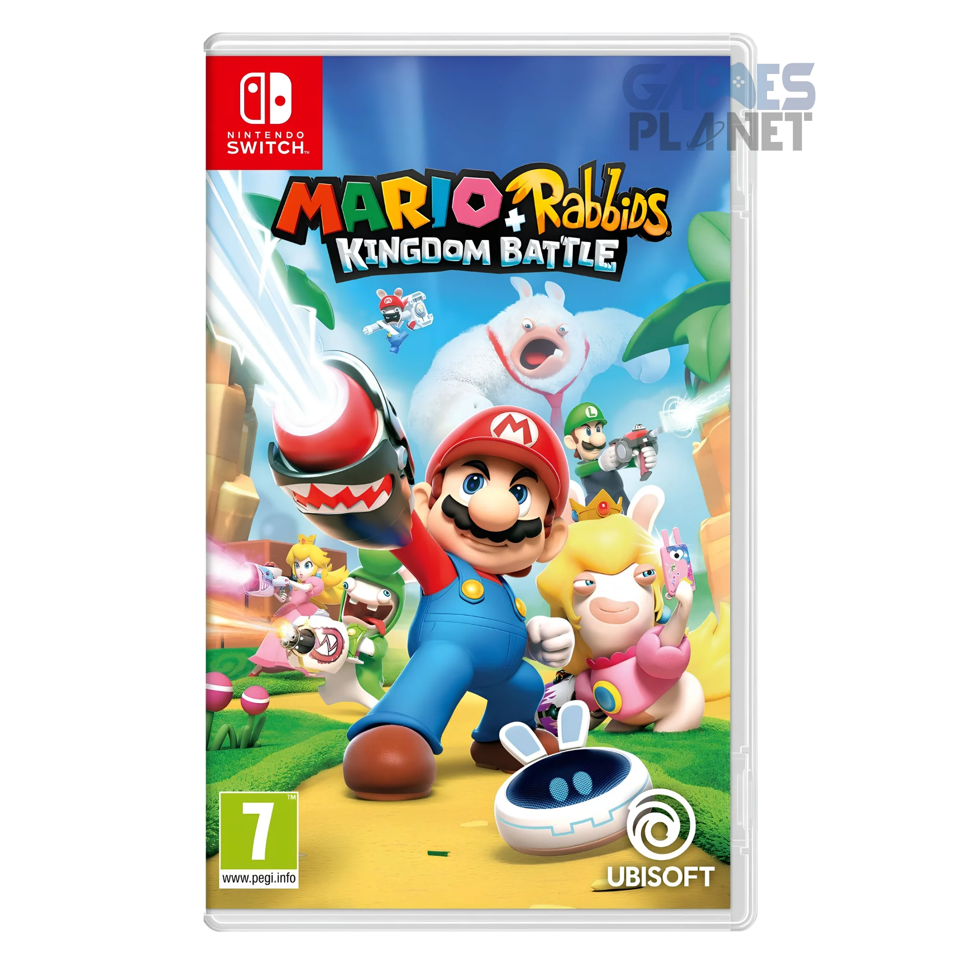 Mario Rabbids Kingdom Battle Switch tactical combat gameplay