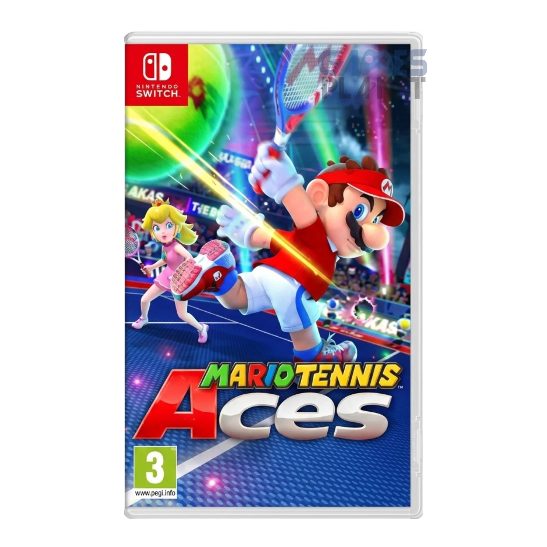 mario tennis aces nintendo switch gameplay showing mario and friends playing fast paced tennis match
