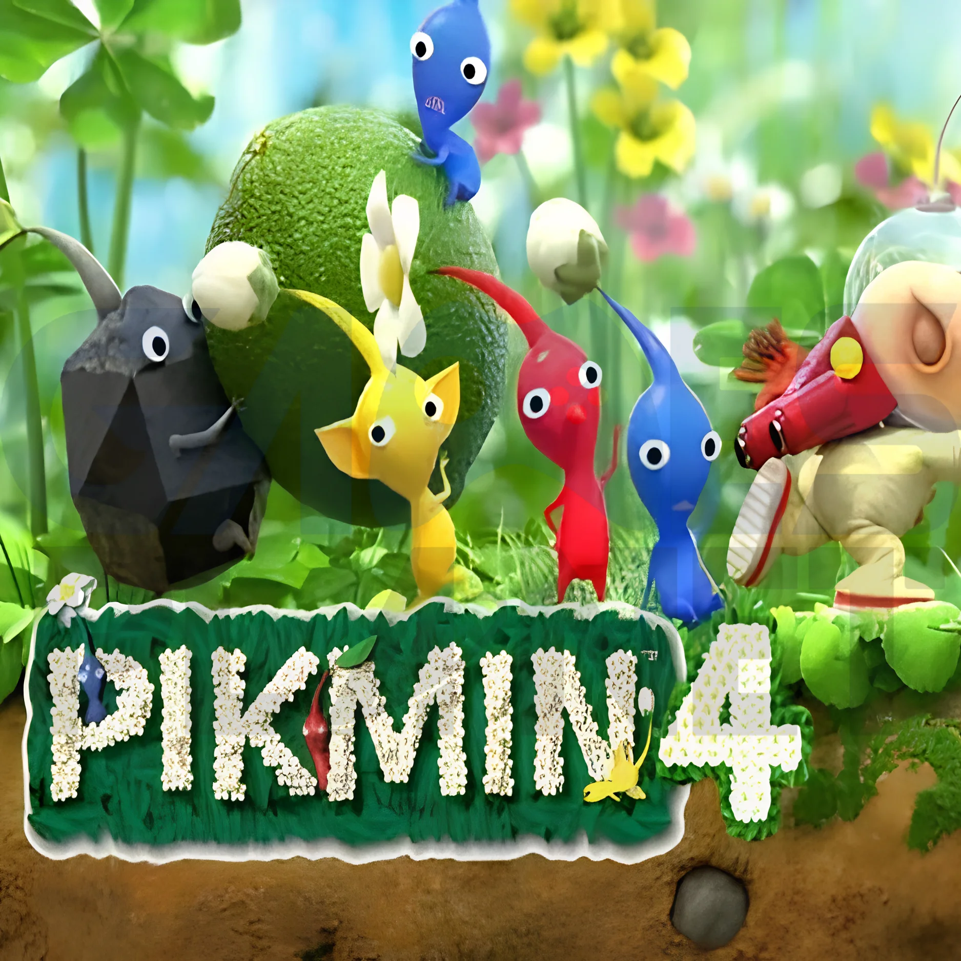 Pikmin 4 Nintendo Switch colorful strategy adventure gameplay