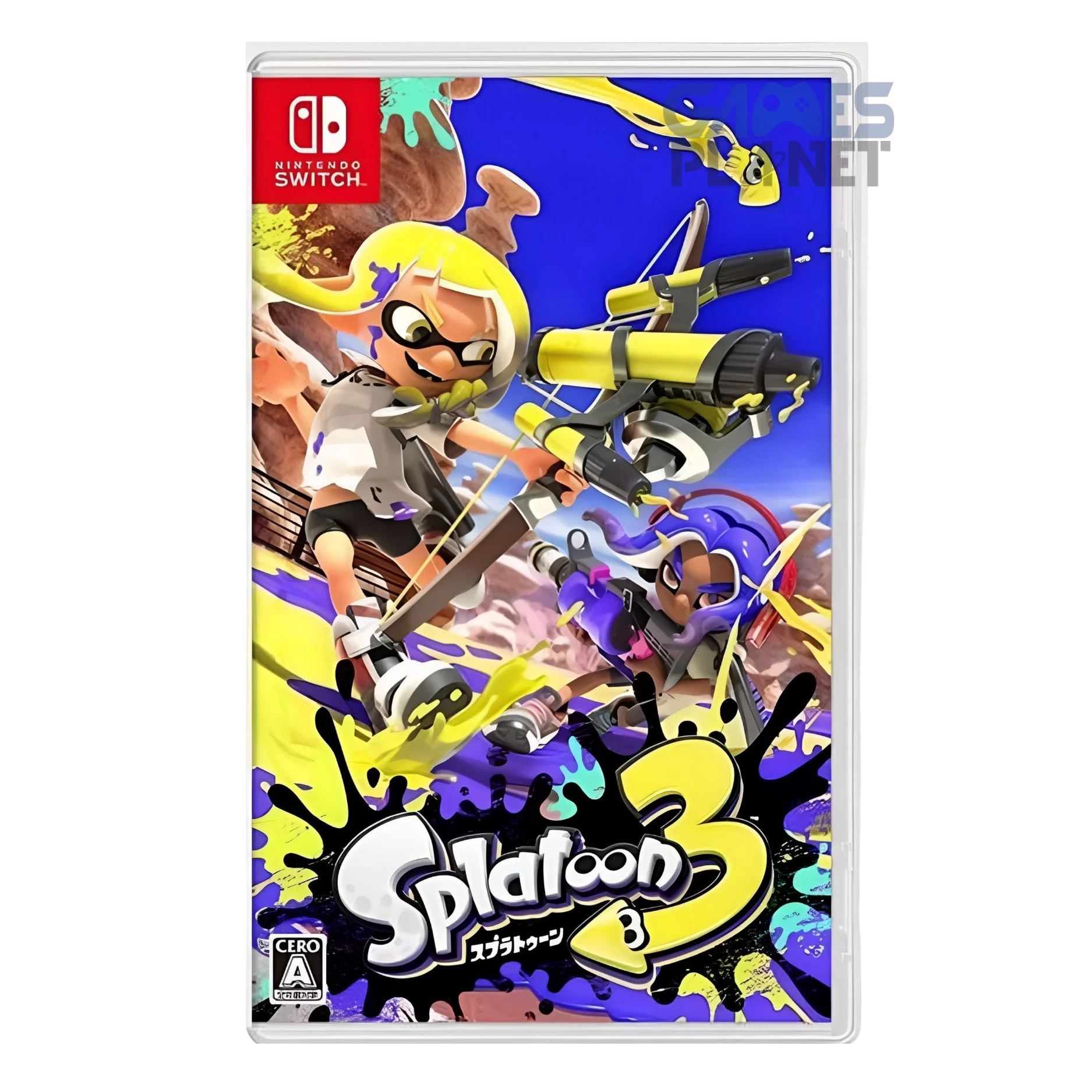 Splatoon 3 Nintendo Switch ink battle multiplayer gameplay