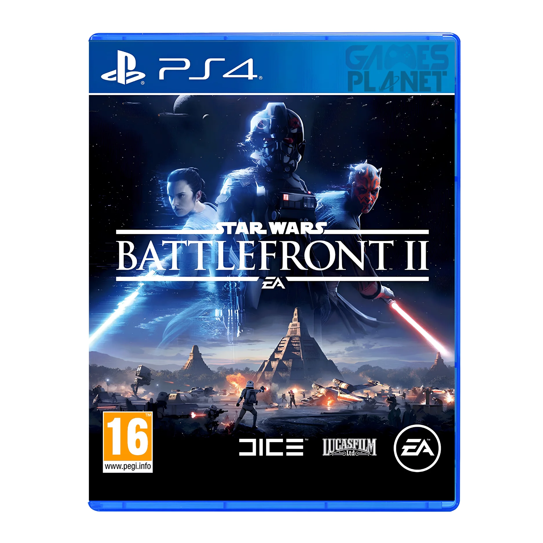 star wars battlefront ii ps4 gameplay showing cinematic multiplayer battle