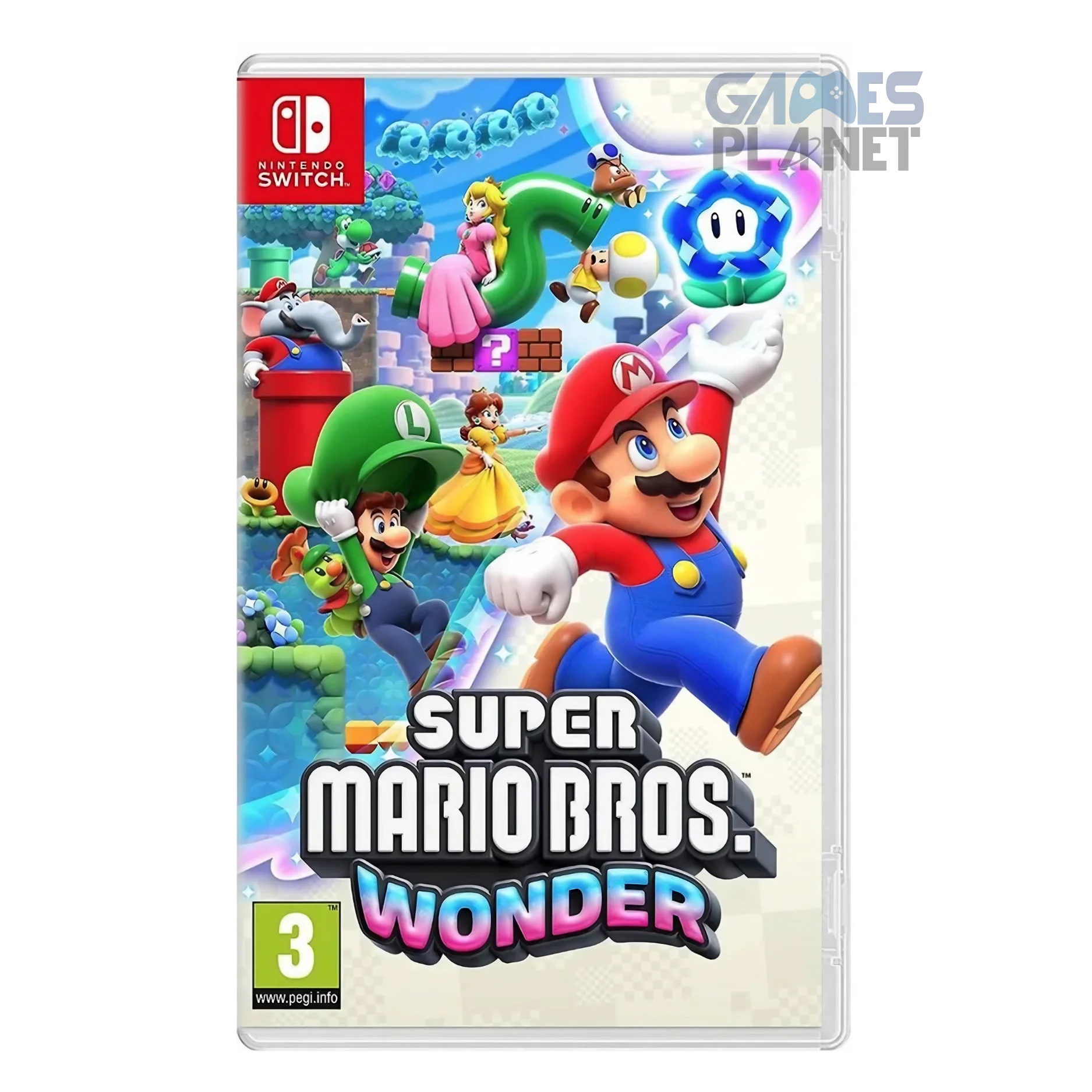 Super Mario Bros Wonder Nintendo Switch platformer gameplay