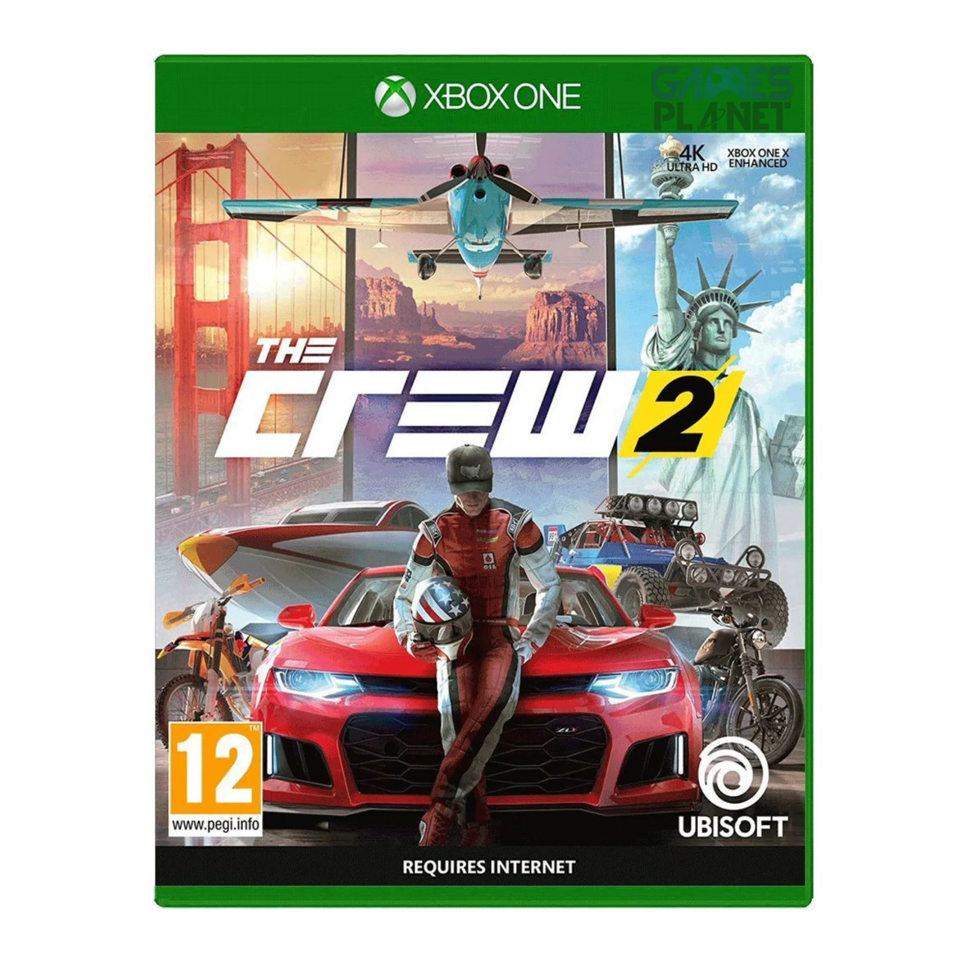 the crew 2 xbox one gameplay showing open world racing across usa map