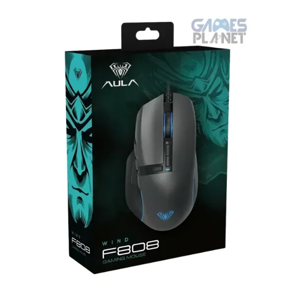 AULA F808 Wired RGB Gaming USB Mouse