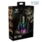 AULA S18 RGB wired gaming mouse with 7 programmable buttons and adjustable 6400 DPI.