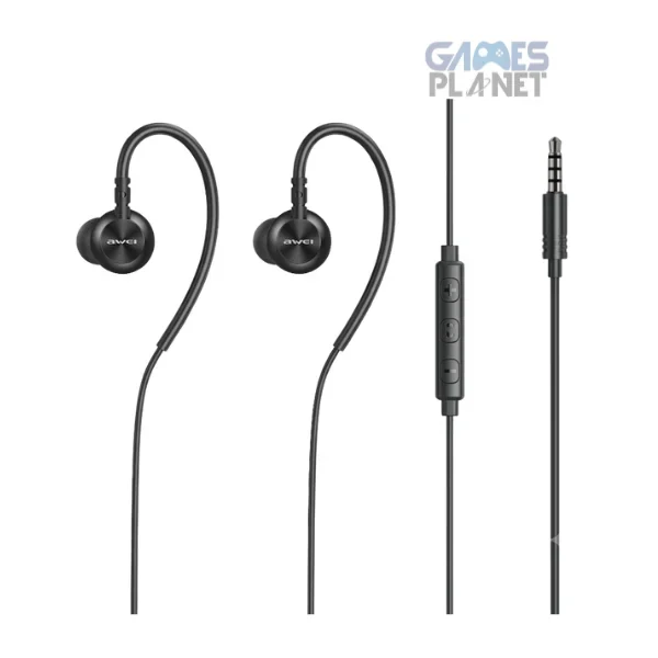 AWEI L3 Ear Hooks Sports Earphone with Microphone