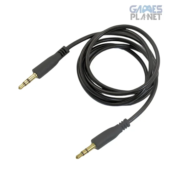 1.5M 3.5mm AUX audio cable for clear sound, car stereo, speakers, headphones, and mobile devices.