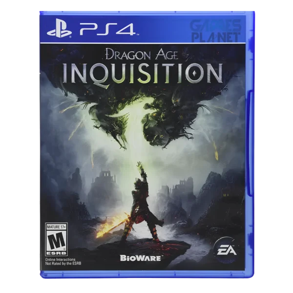 dragon age inquisition ps4 gameplay showing inquisitor exploring vast fantasy landscape