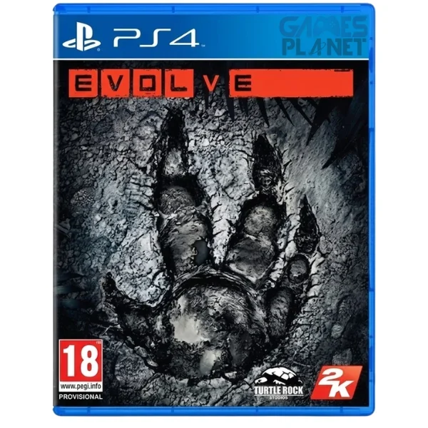 evolve ps4 futuristic monster hunting gameplay with four hunters attacking giant alien