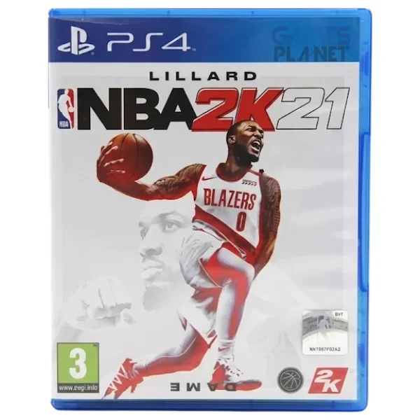 NBA 2K21 PS4 Game Cover
