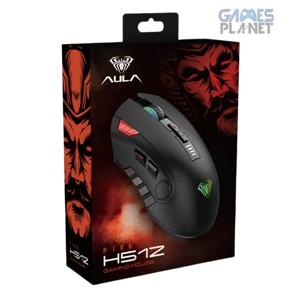 AULA H512 Fire RGB Gaming Mouse